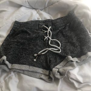 grey comfy shorts